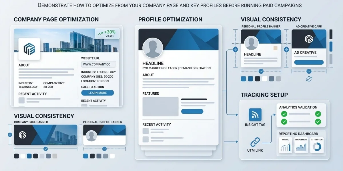 Optimize Your LinkedIn Presence Before Paid Campaigns Optimize Your LinkedIn Presence Before Paid Campaigns